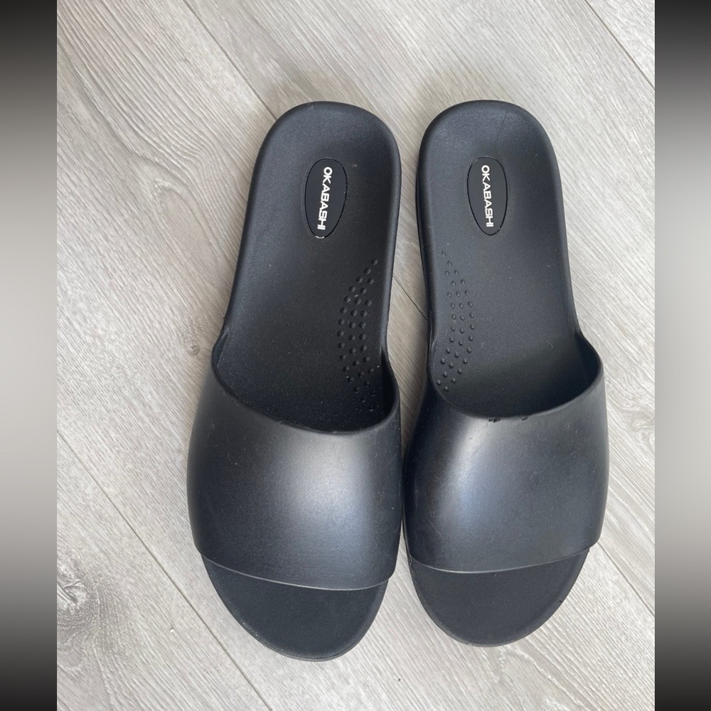 OKABASHI Women's Cruise Slide black Sandal